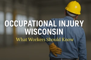 mage illustrating key information about occupational injuries in Wisconsin for workers' awareness and safety