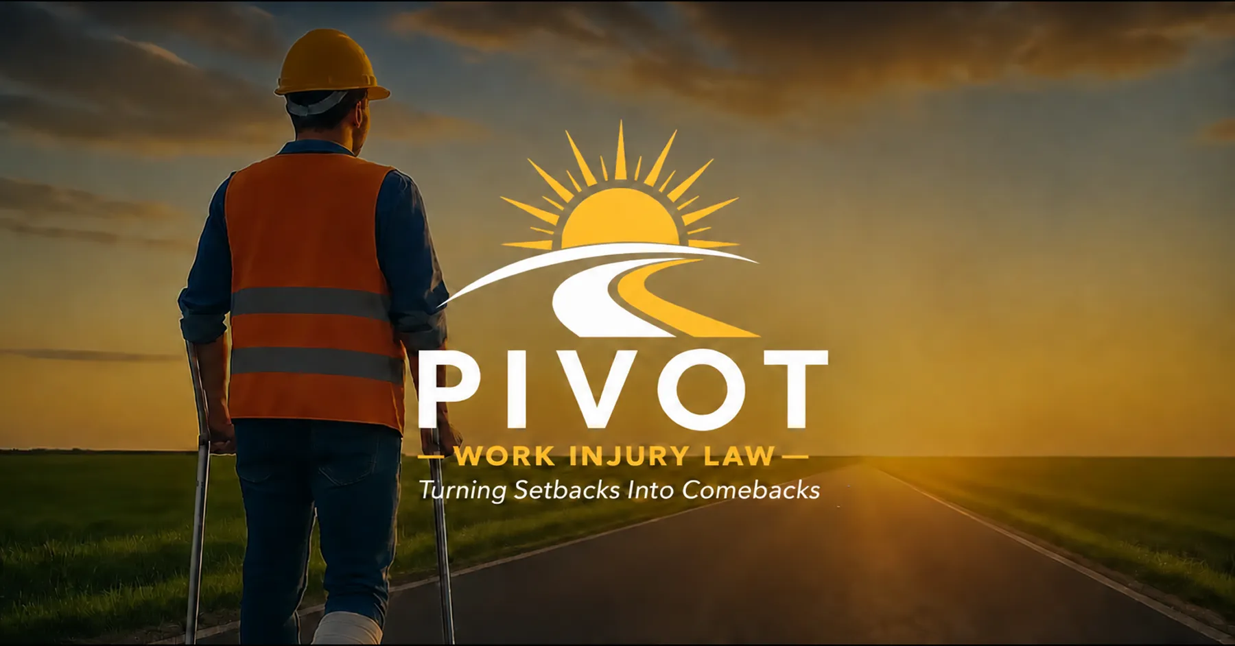 Logo of Pivot Work Injury Law, a compassionate law firm dedicated to client care and legal support.